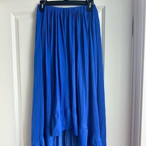 Women’s Blue High-low Skirt